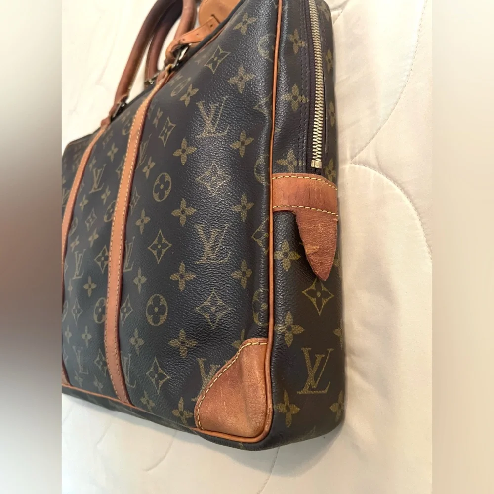 Louis Vuitton Porte Documents Voyage Monogram Briefcase Authentic - Picture 7 of 16